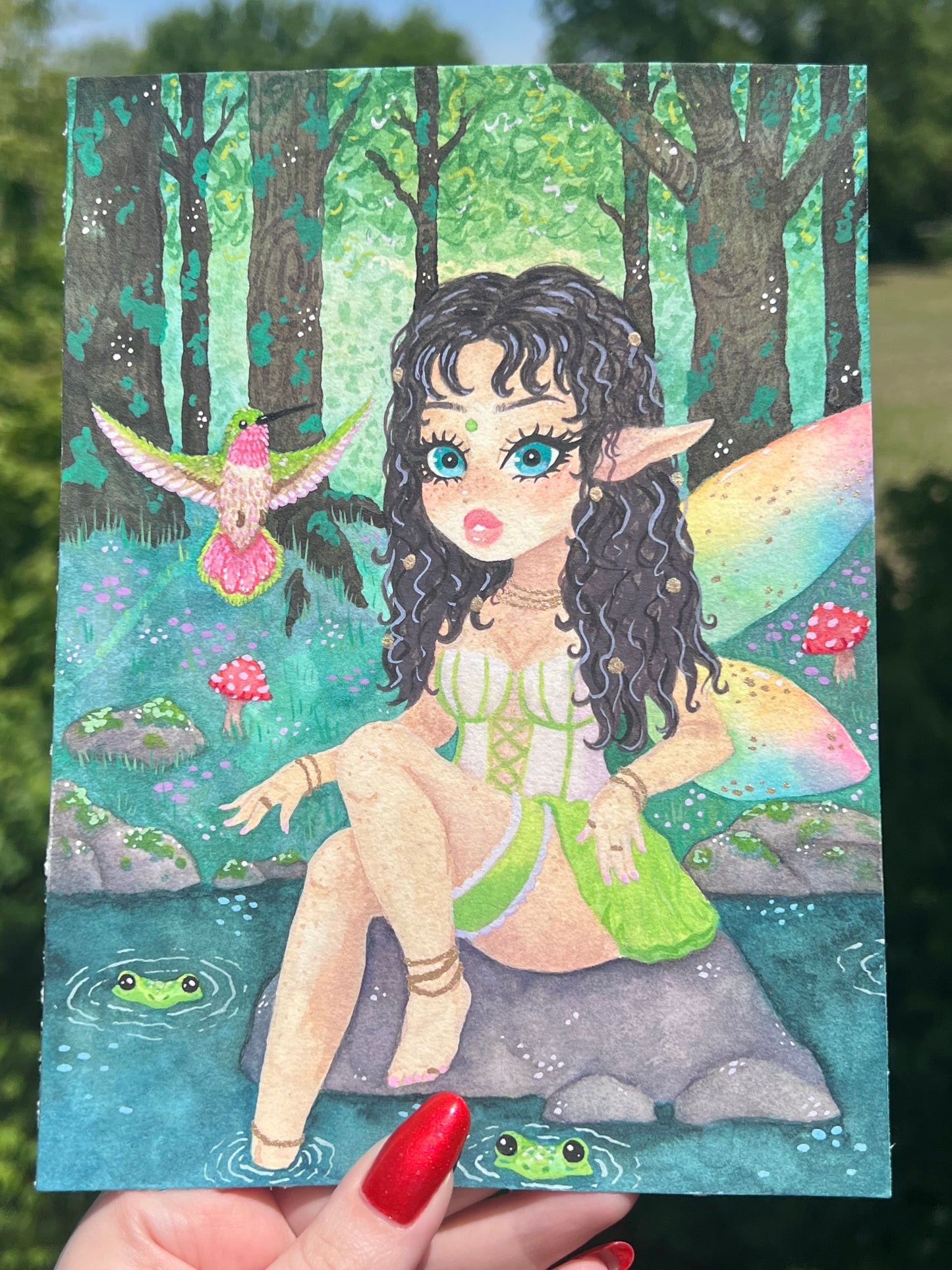 Forest Fairy Painting