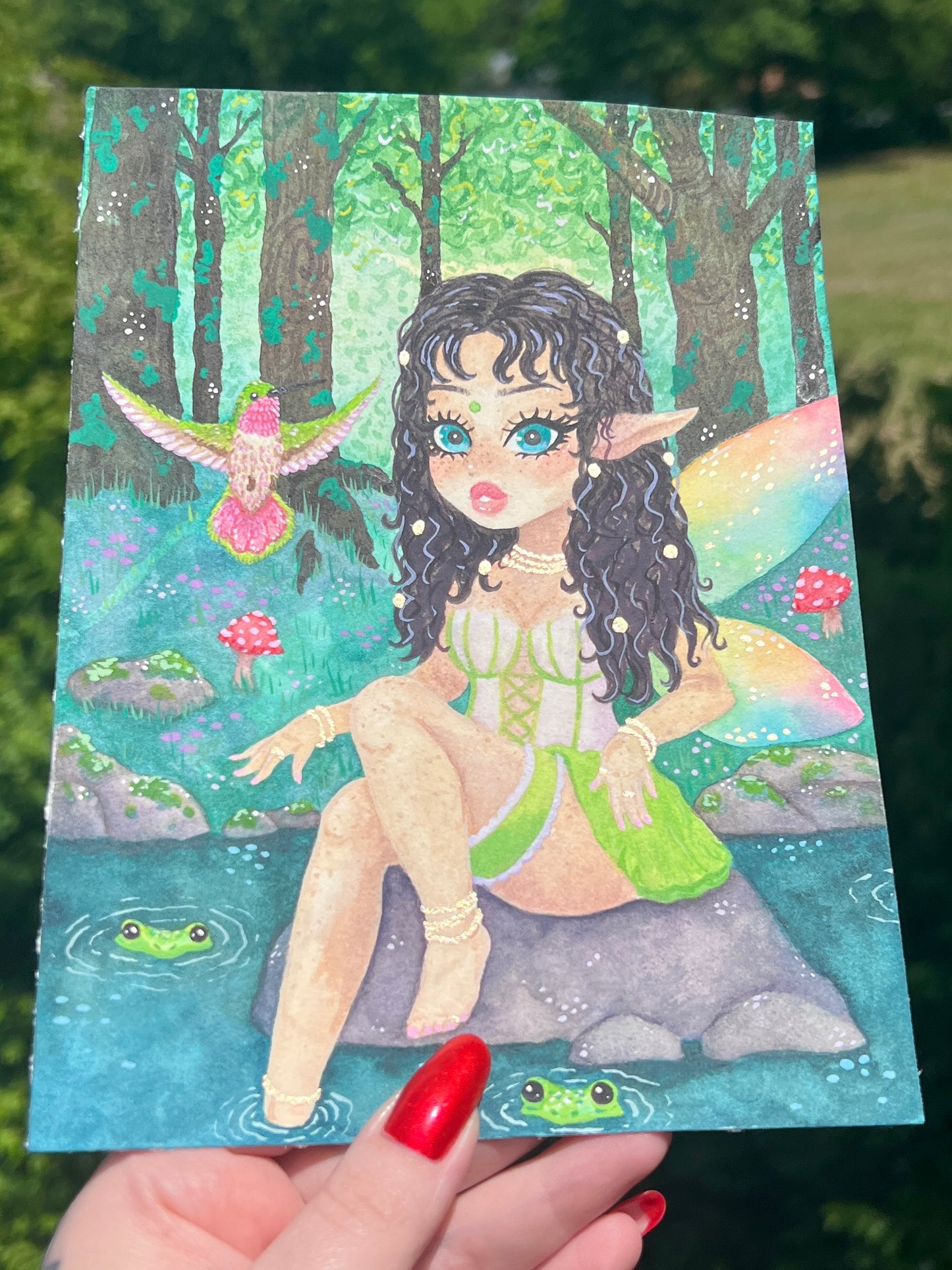 Forest Fairy Painting
