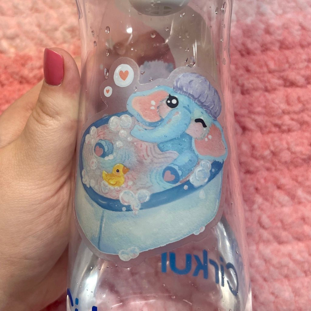 BubbleBath Clear Sticker