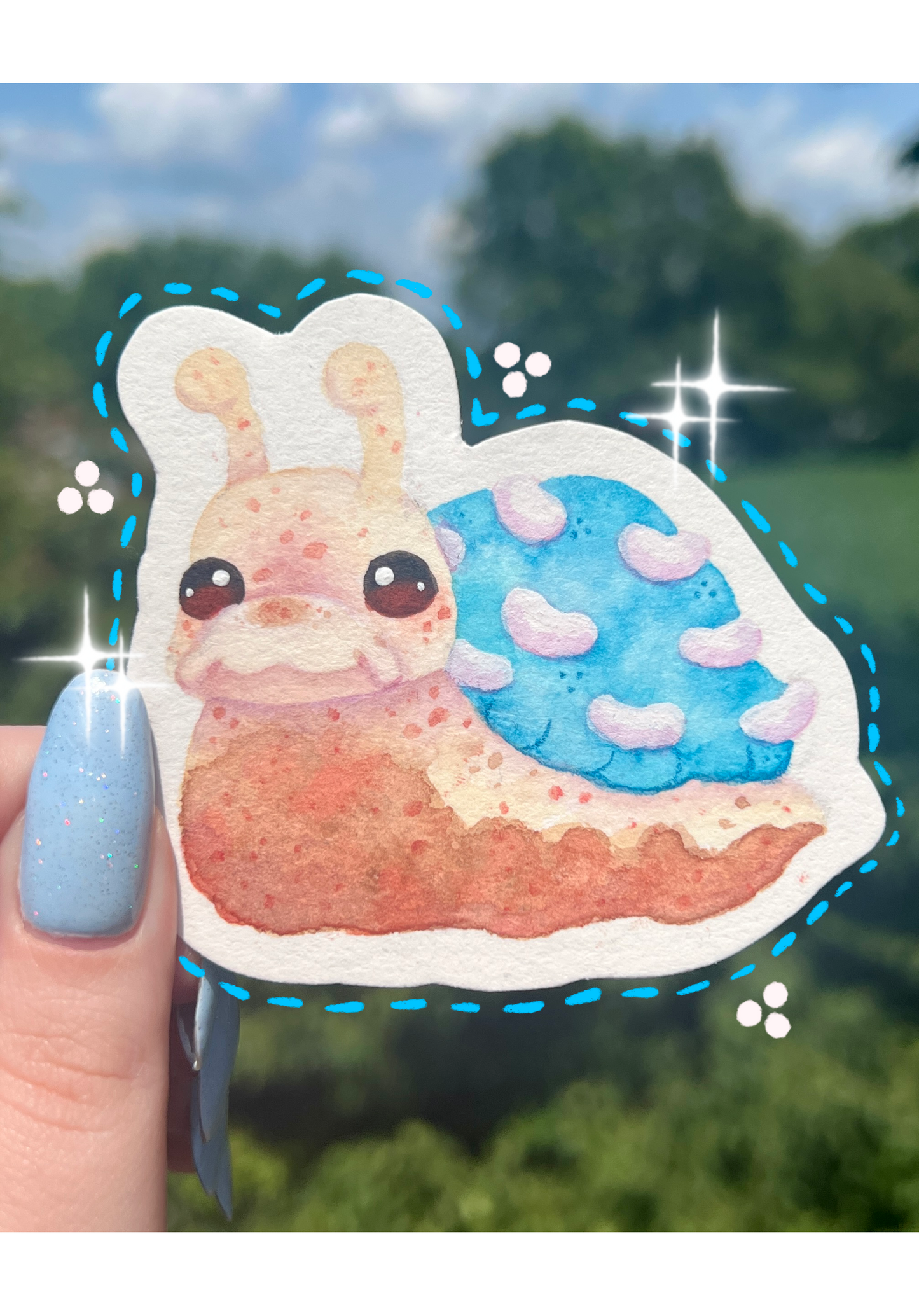 Snail Painting Cutout