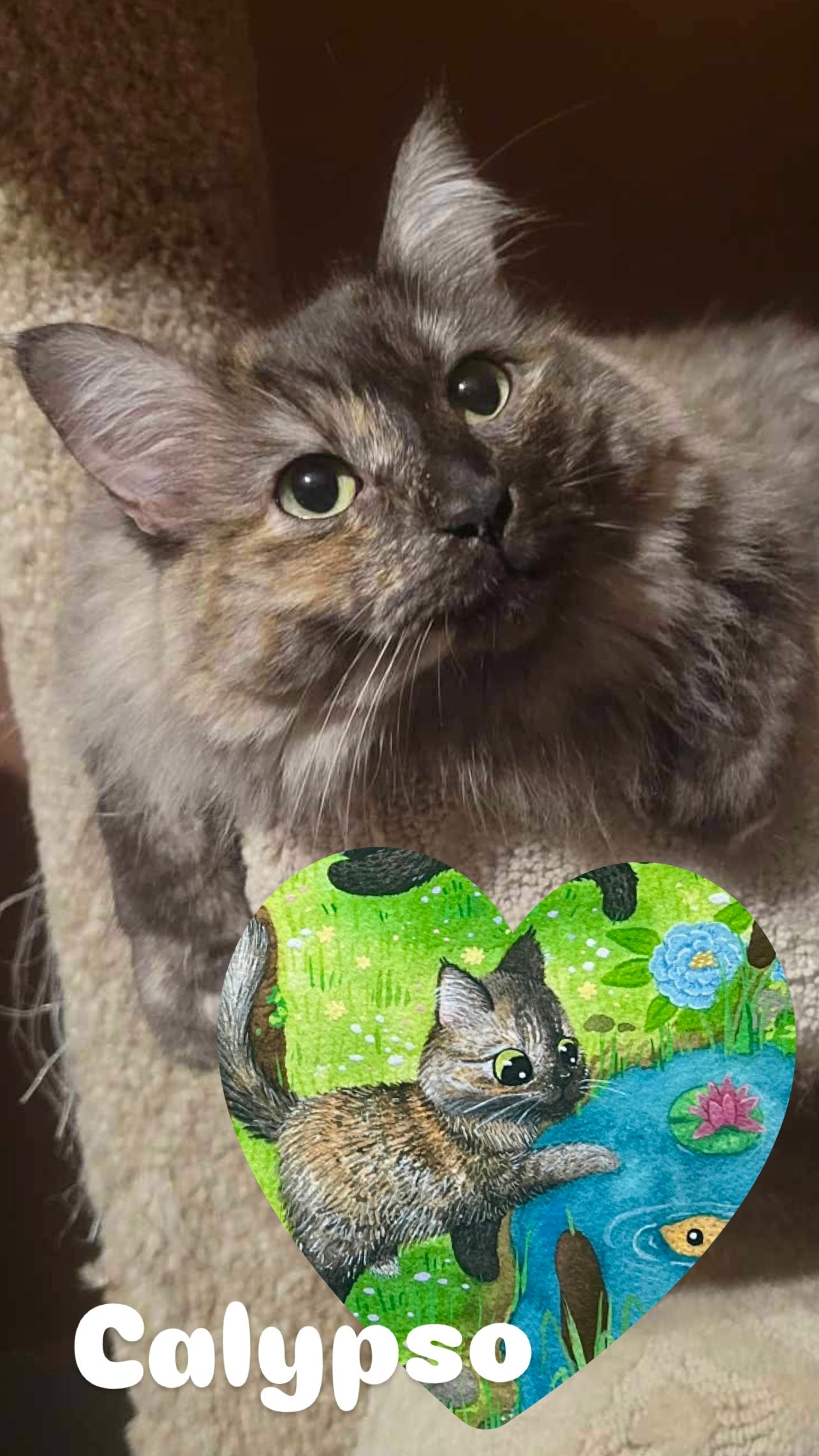 Full-Body Detailed Watercolor Pet Illustration
