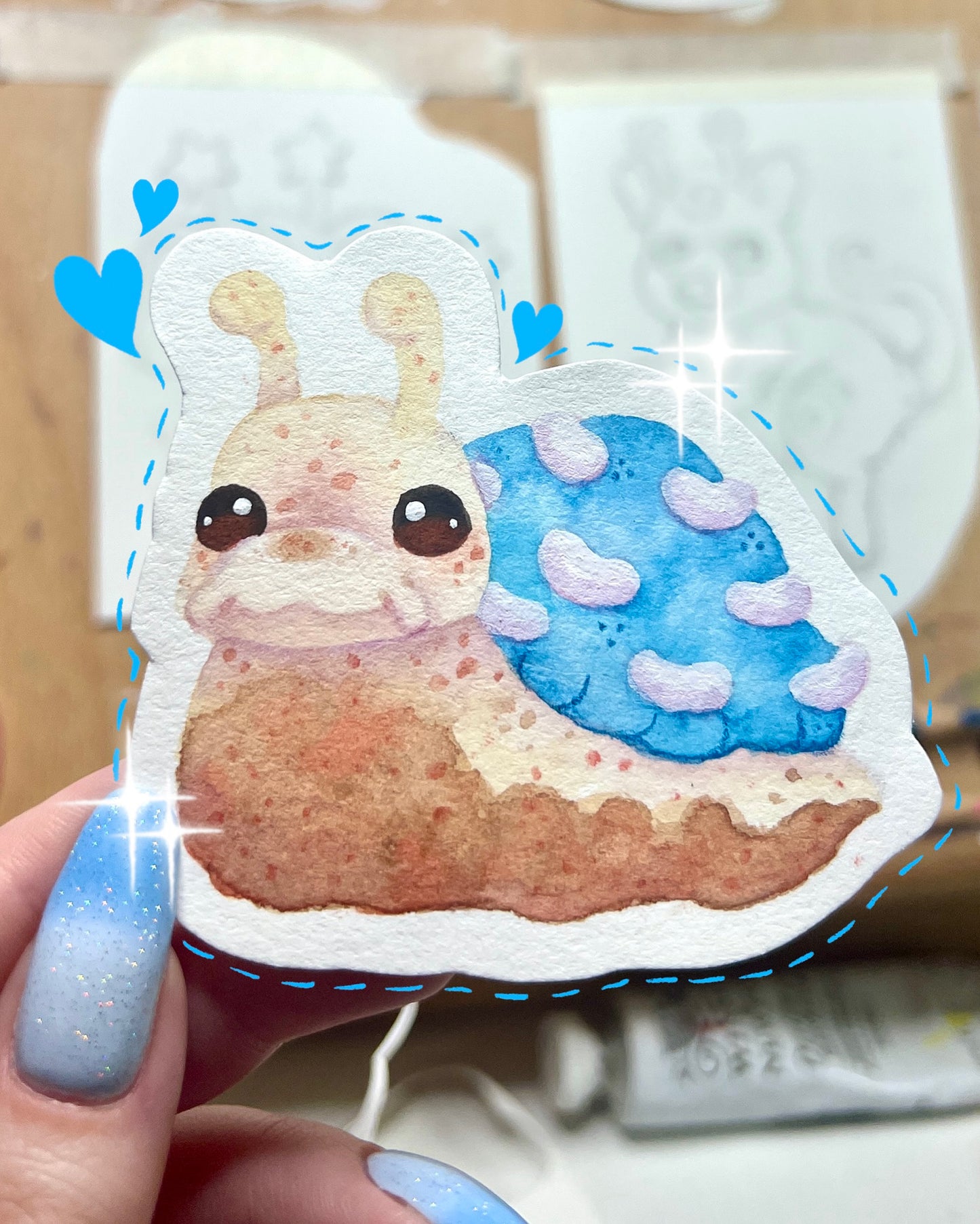 Snail Painting Cutout