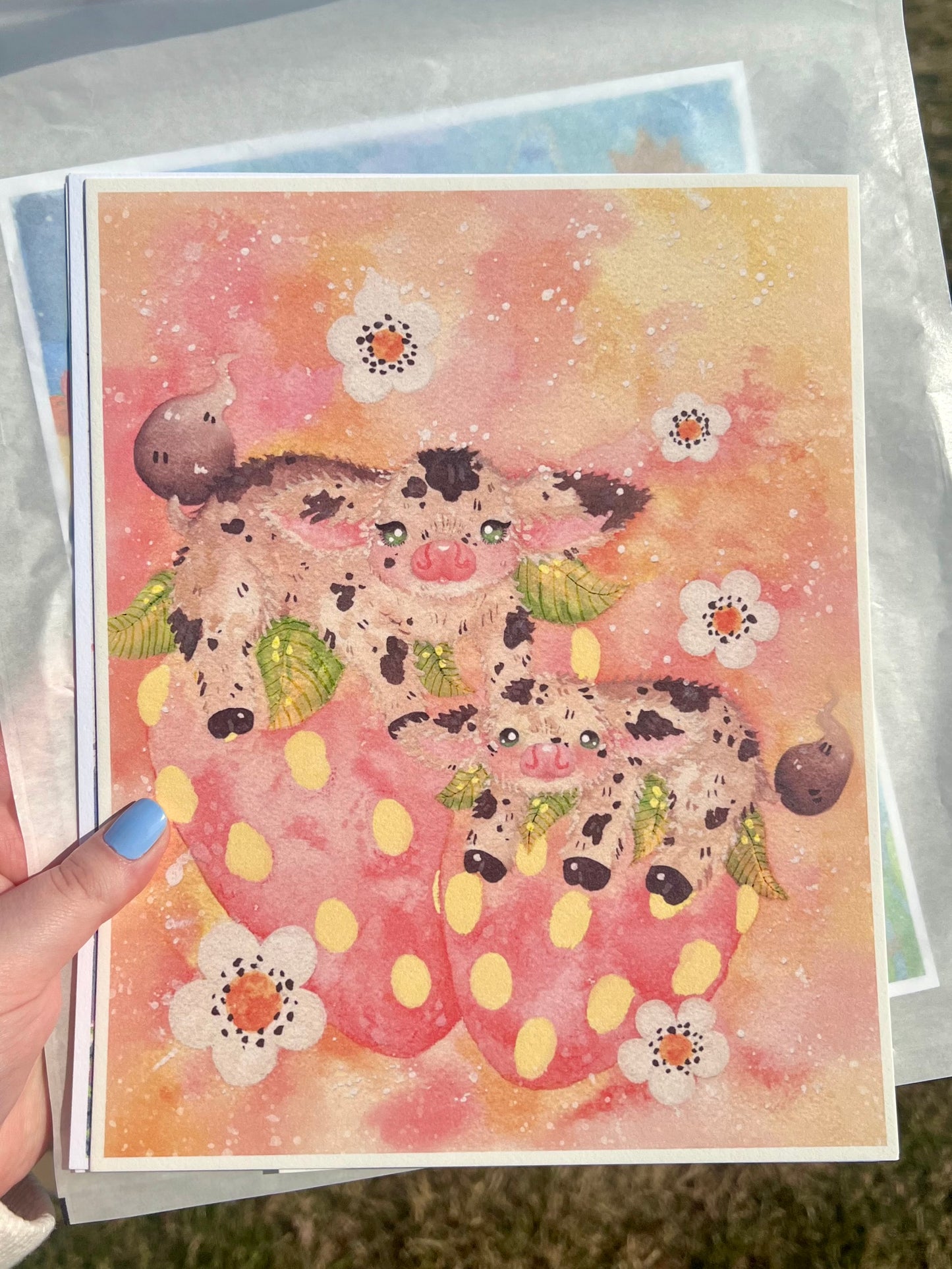 Mama, You are the Berry Best Cotton Print