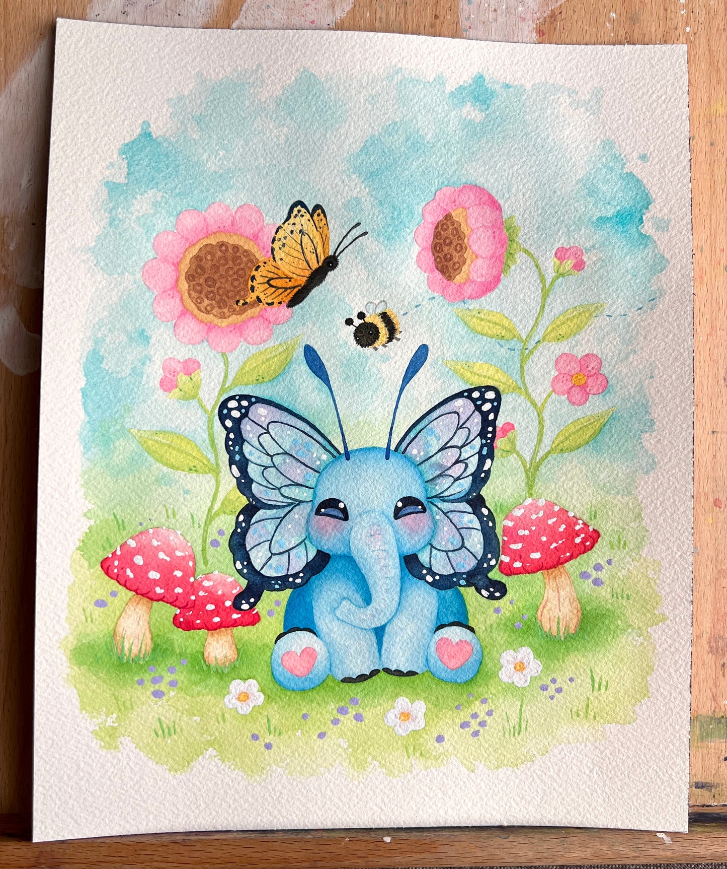 Butterphant Painting