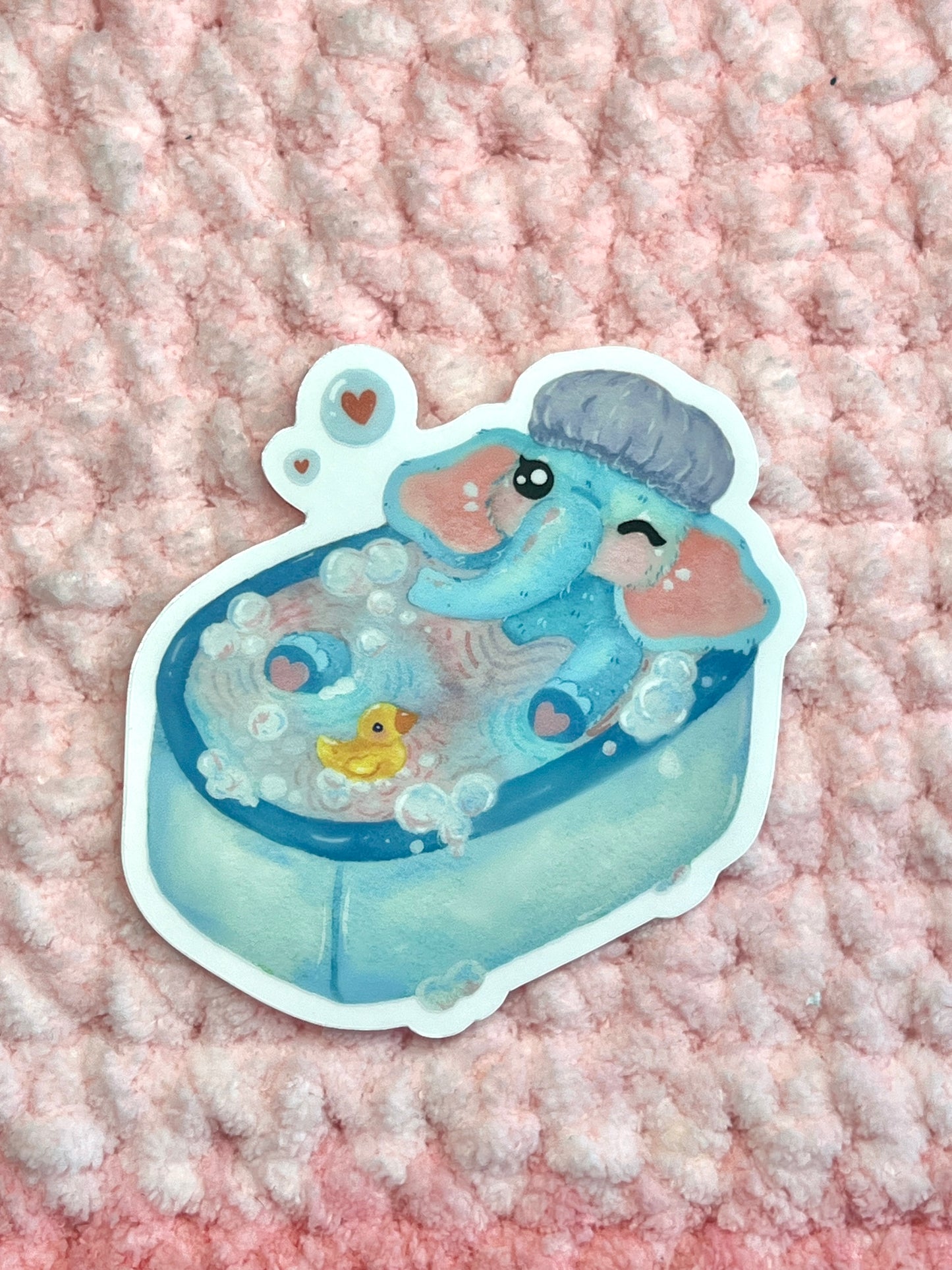 BubbleBath Clear Sticker