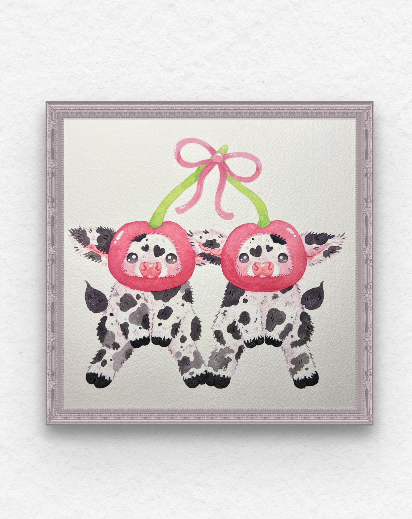 Cherry Cows 2024 Painting