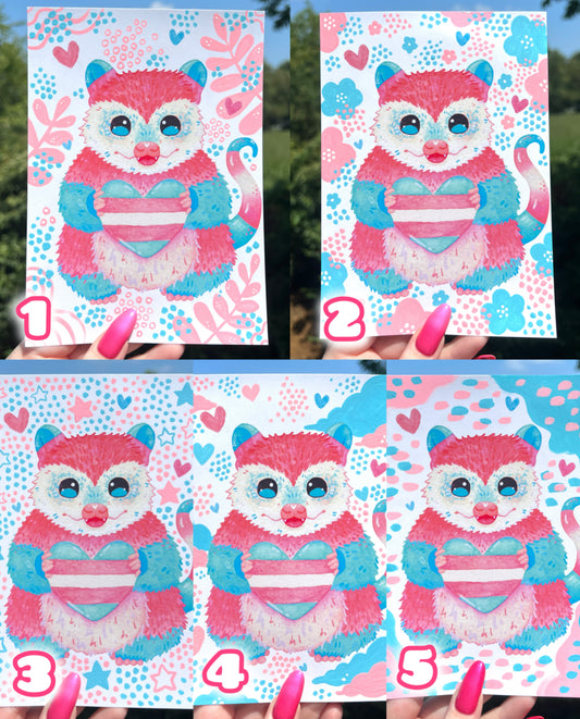 Trans Possum Print Pre-Order