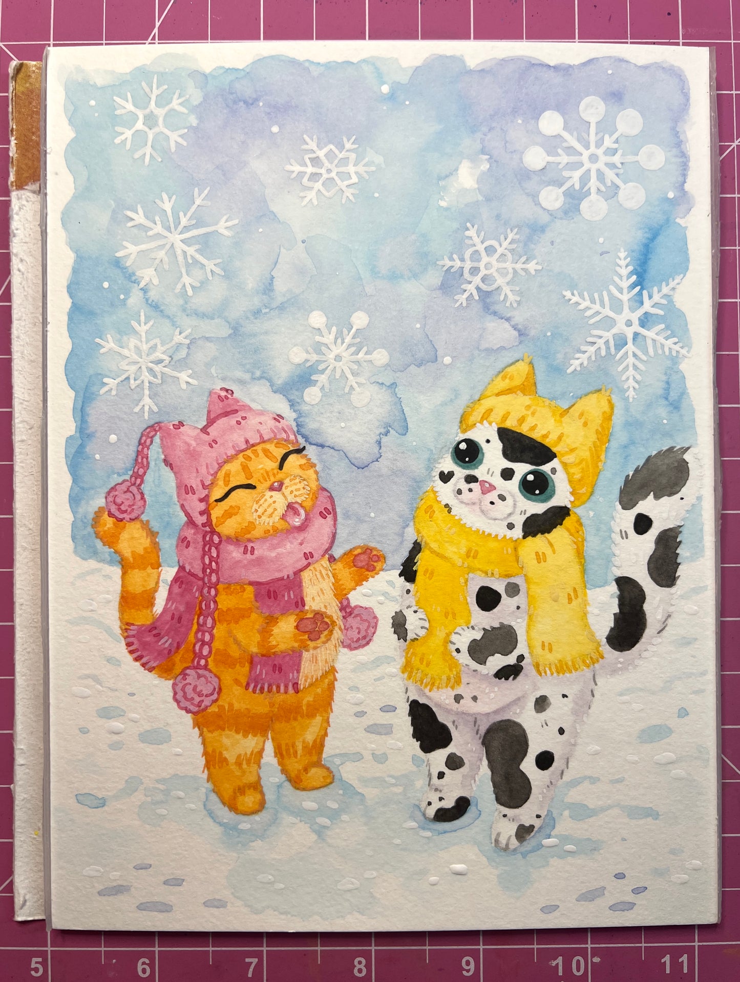 Snowflakes Painting