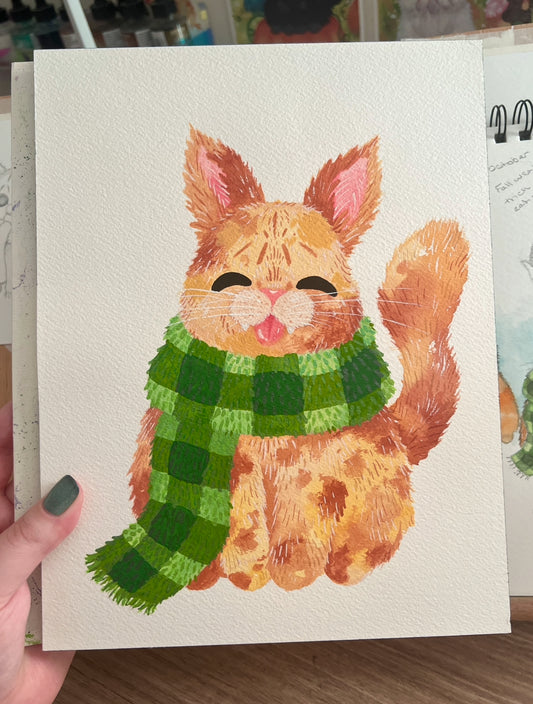 Happy Kitty Painting