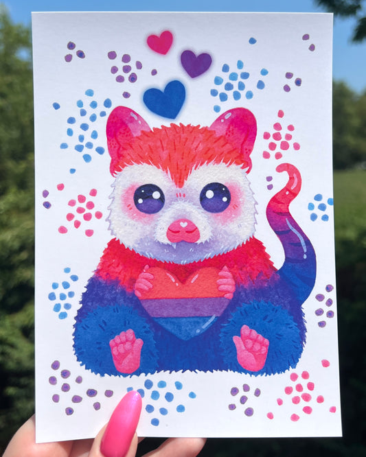 Bisexual Possum Print