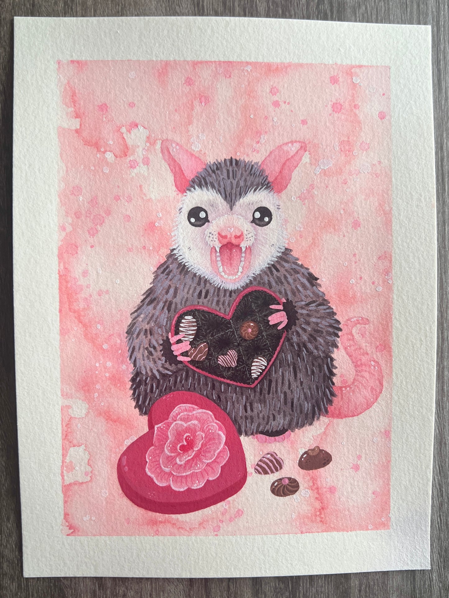 Greedy Possum Painting