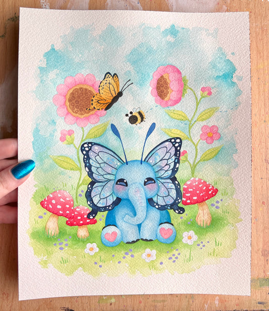 Butterphant Painting