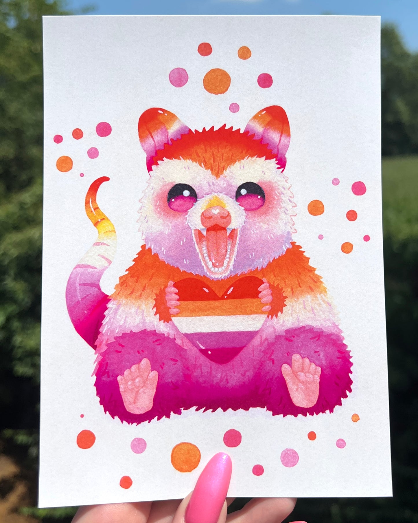 Lesbian Possum Print
