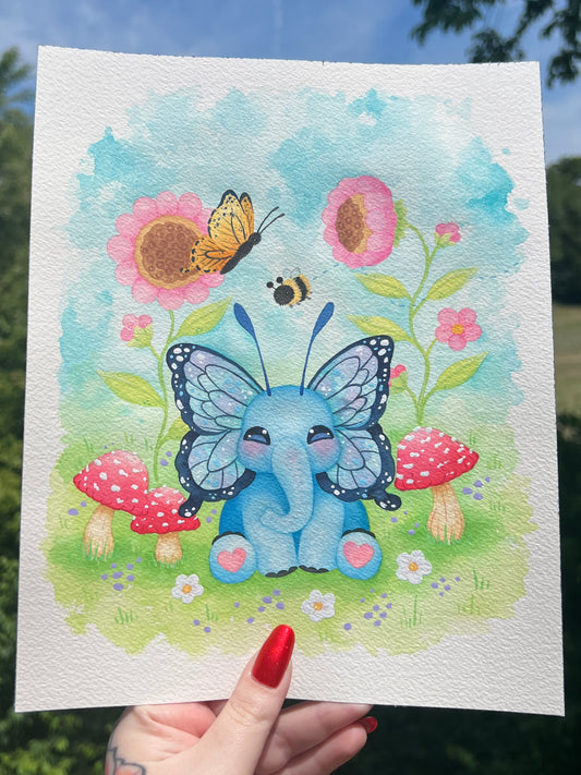 Butterphant Painting