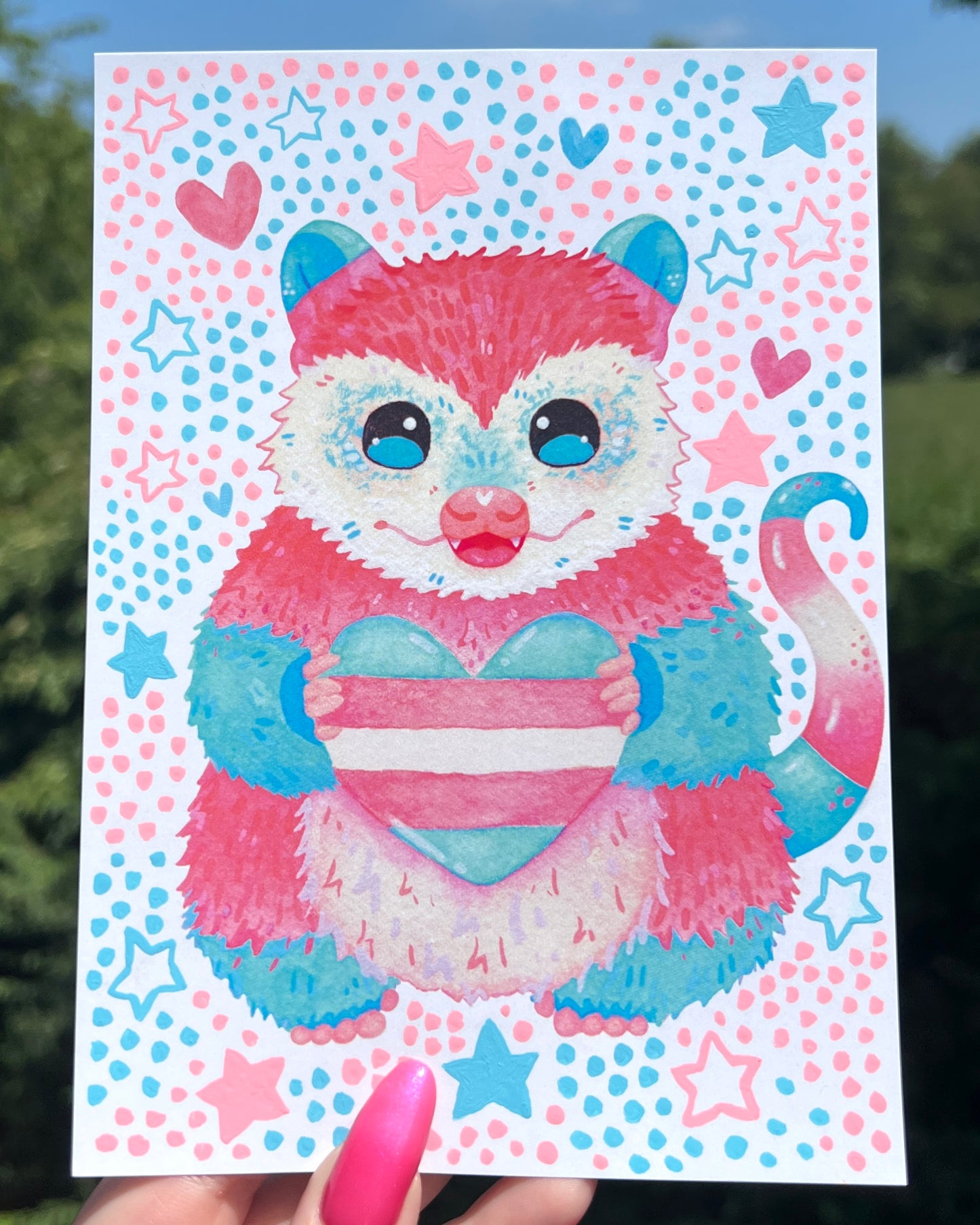 Trans Possum Print Pre-Order