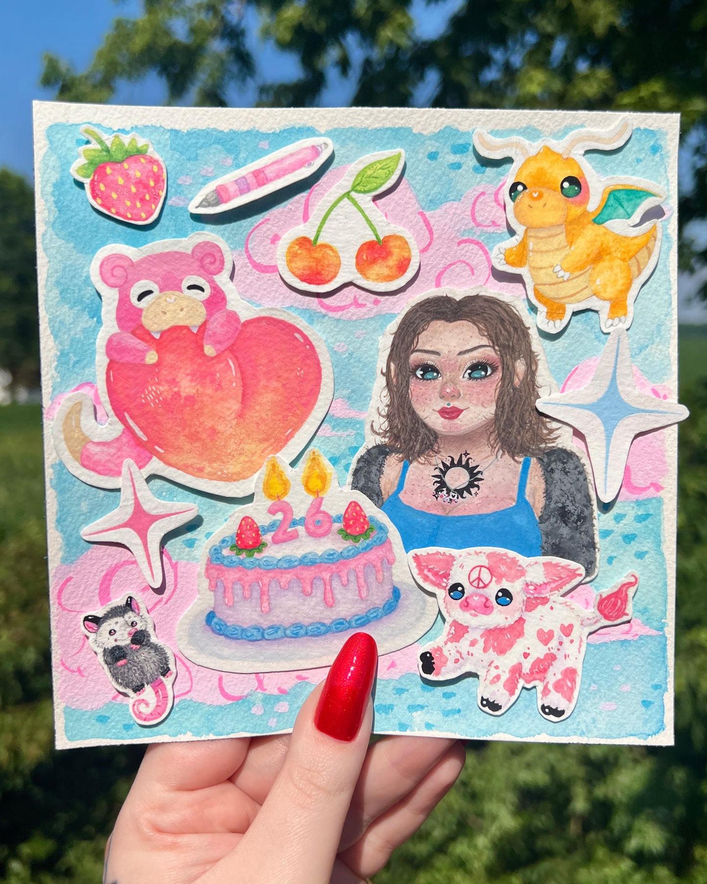 Mini Me Collage Illustration