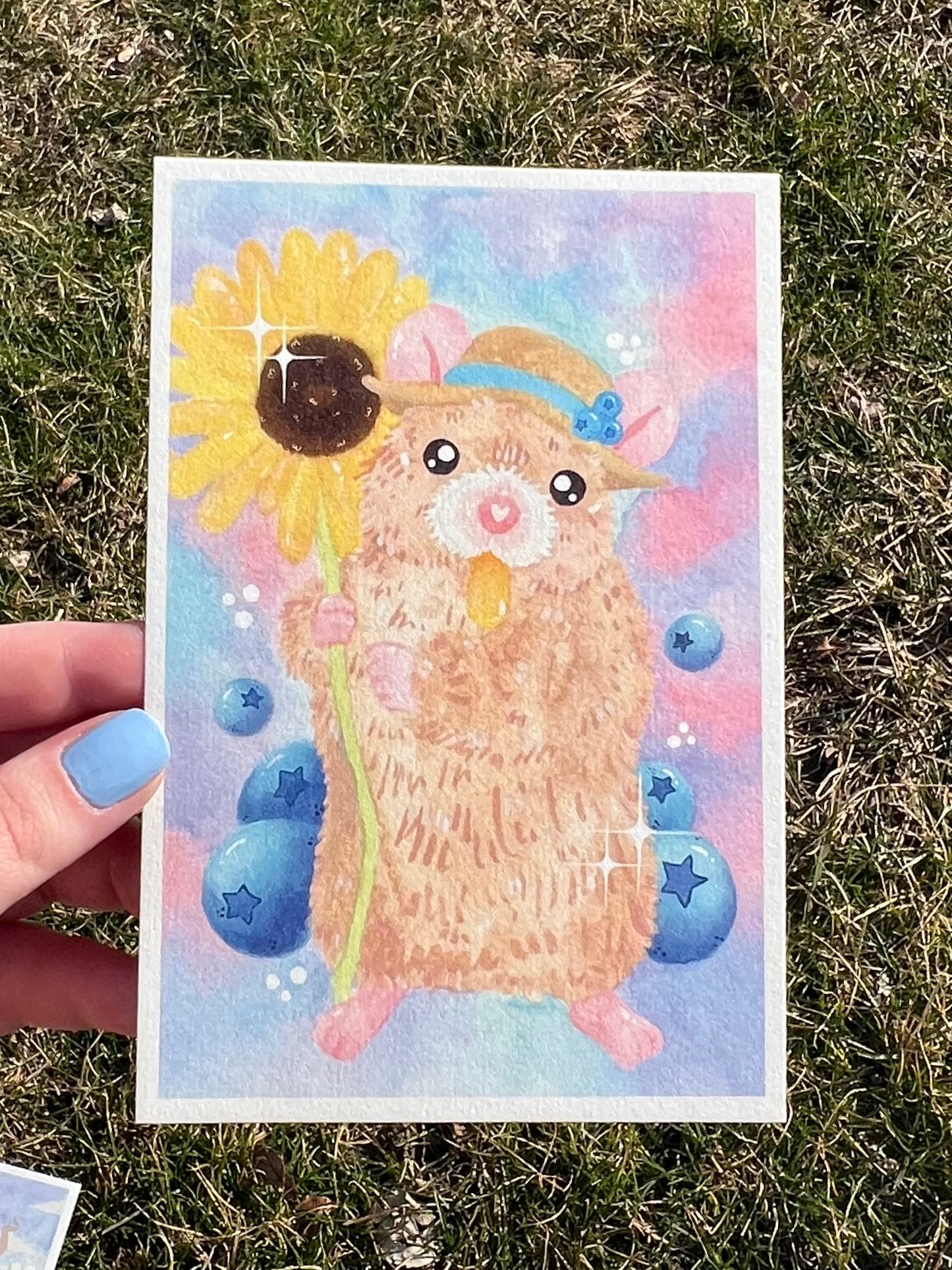 Cutie Hamster Cotton Print