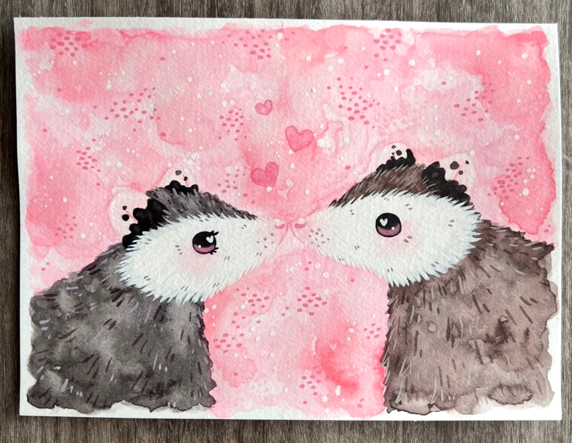 Lovey Possums Painting