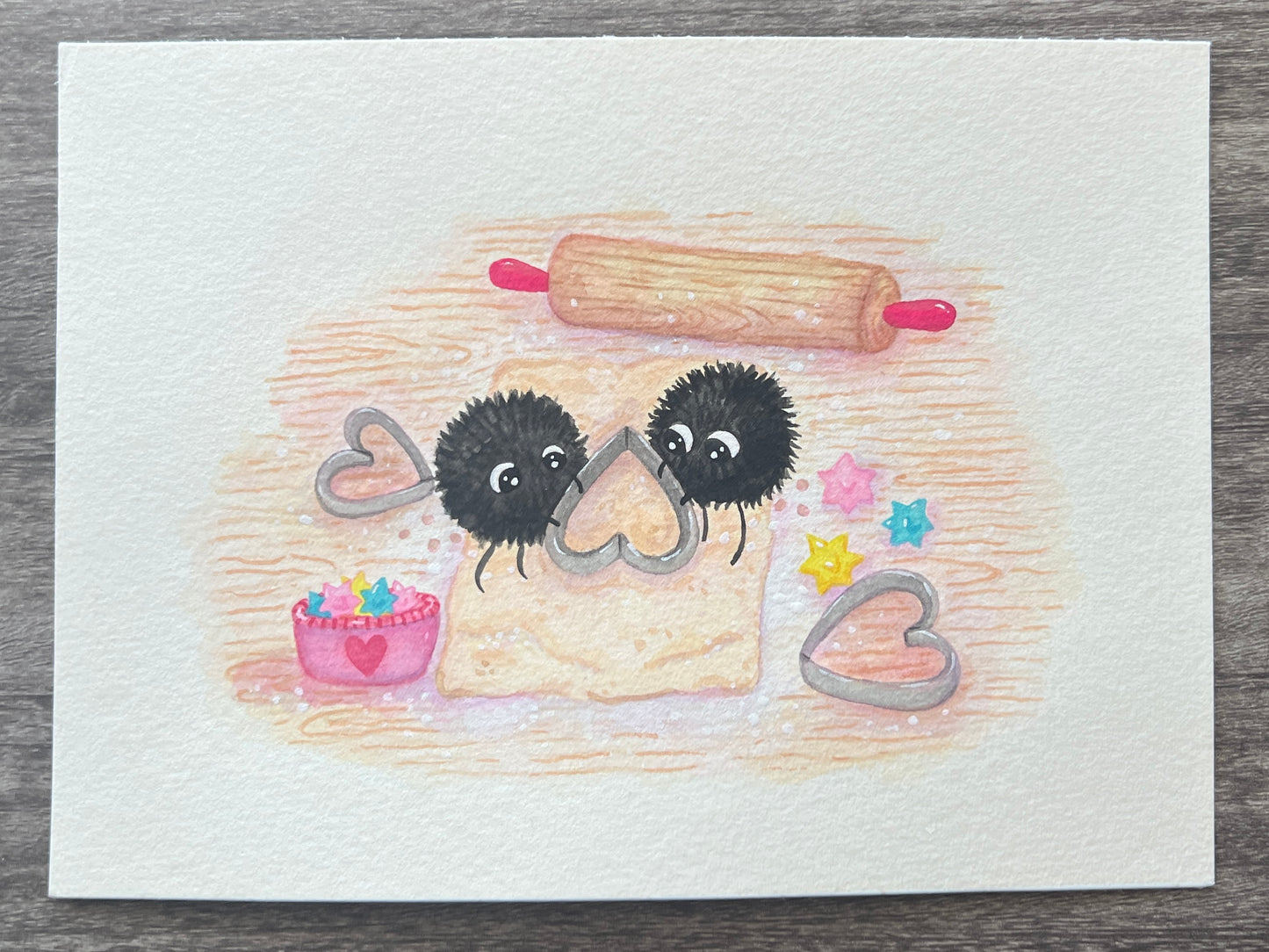 Valentine’s Cookies Soot Sprites Painting