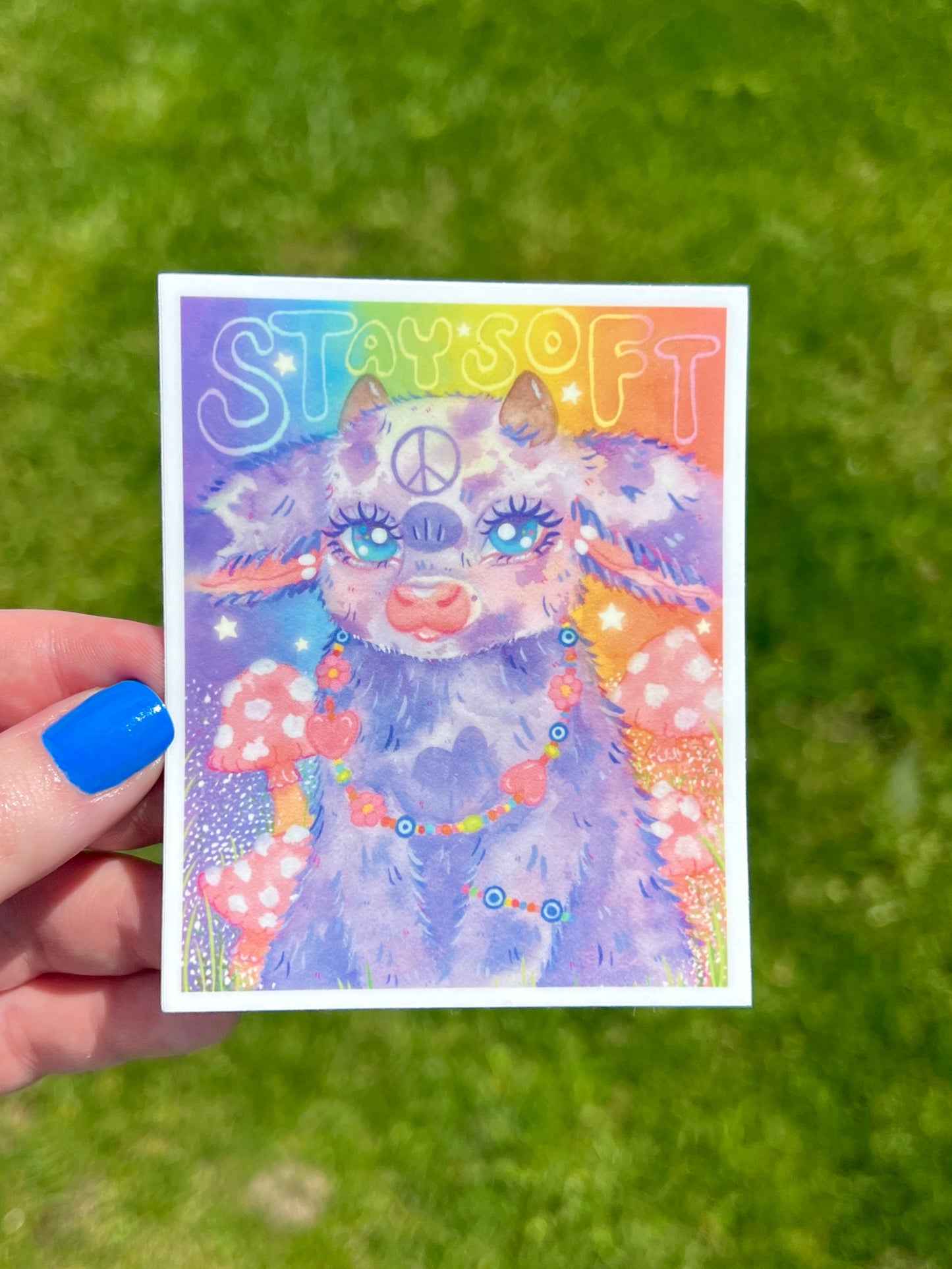 Stay Soft Sticker