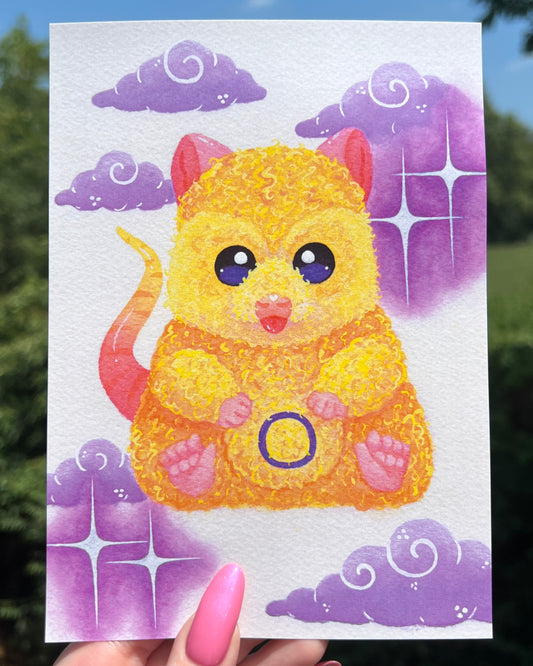 Intersex Possum Print