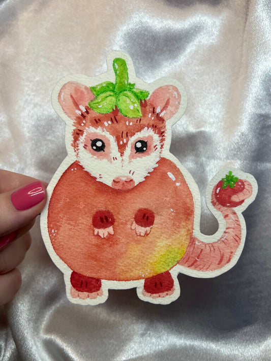 Tomato Possum Painting Cutout