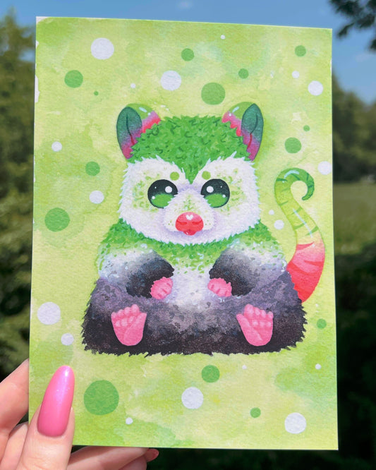 Aromantic Possum Print