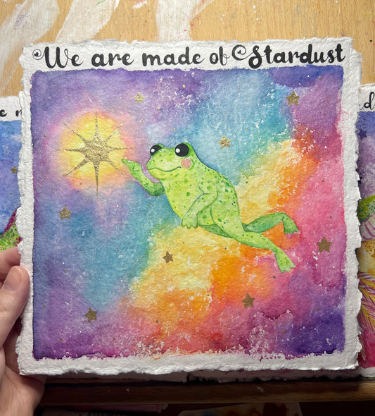 Stardust Frog Painting