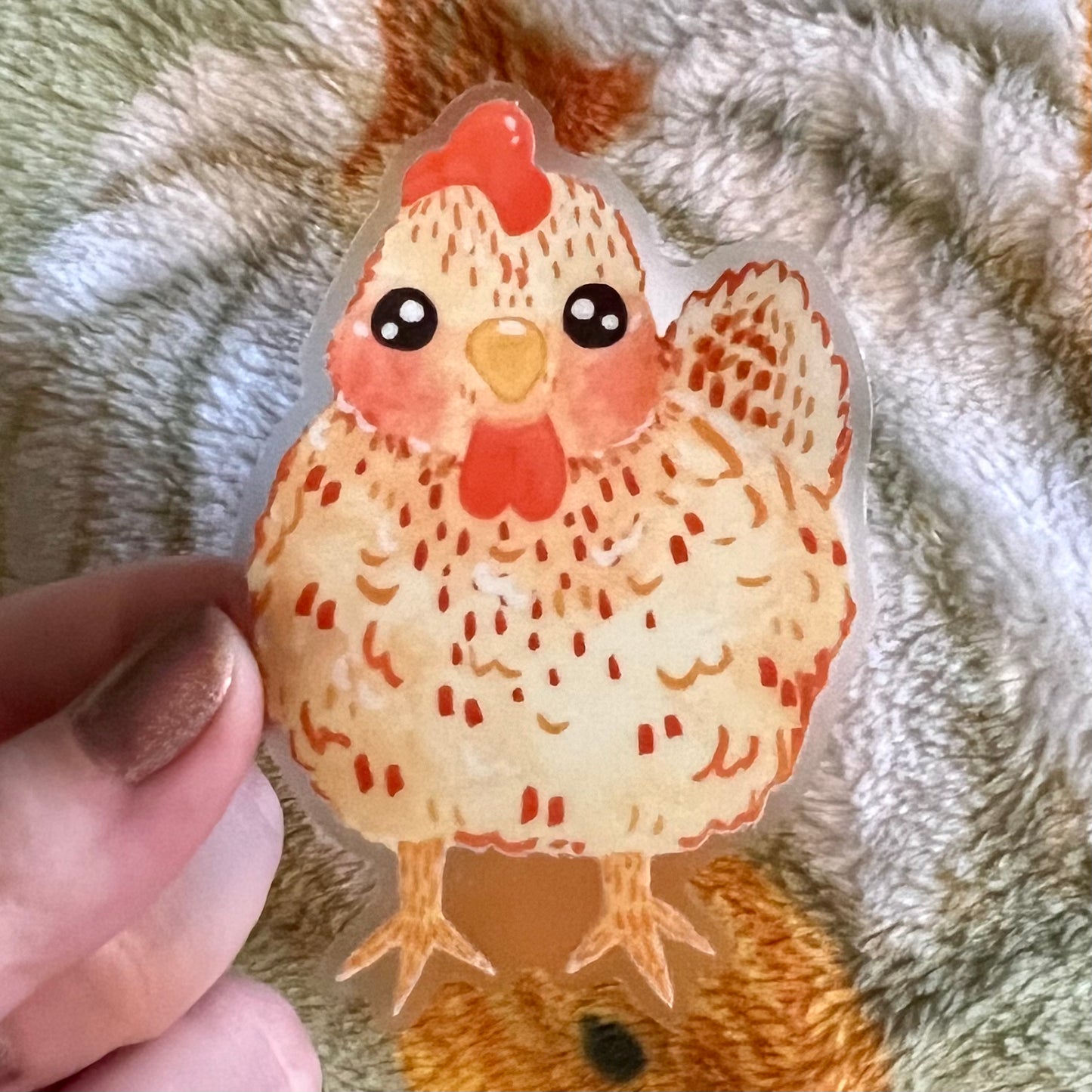 Clear Chicken Sticker