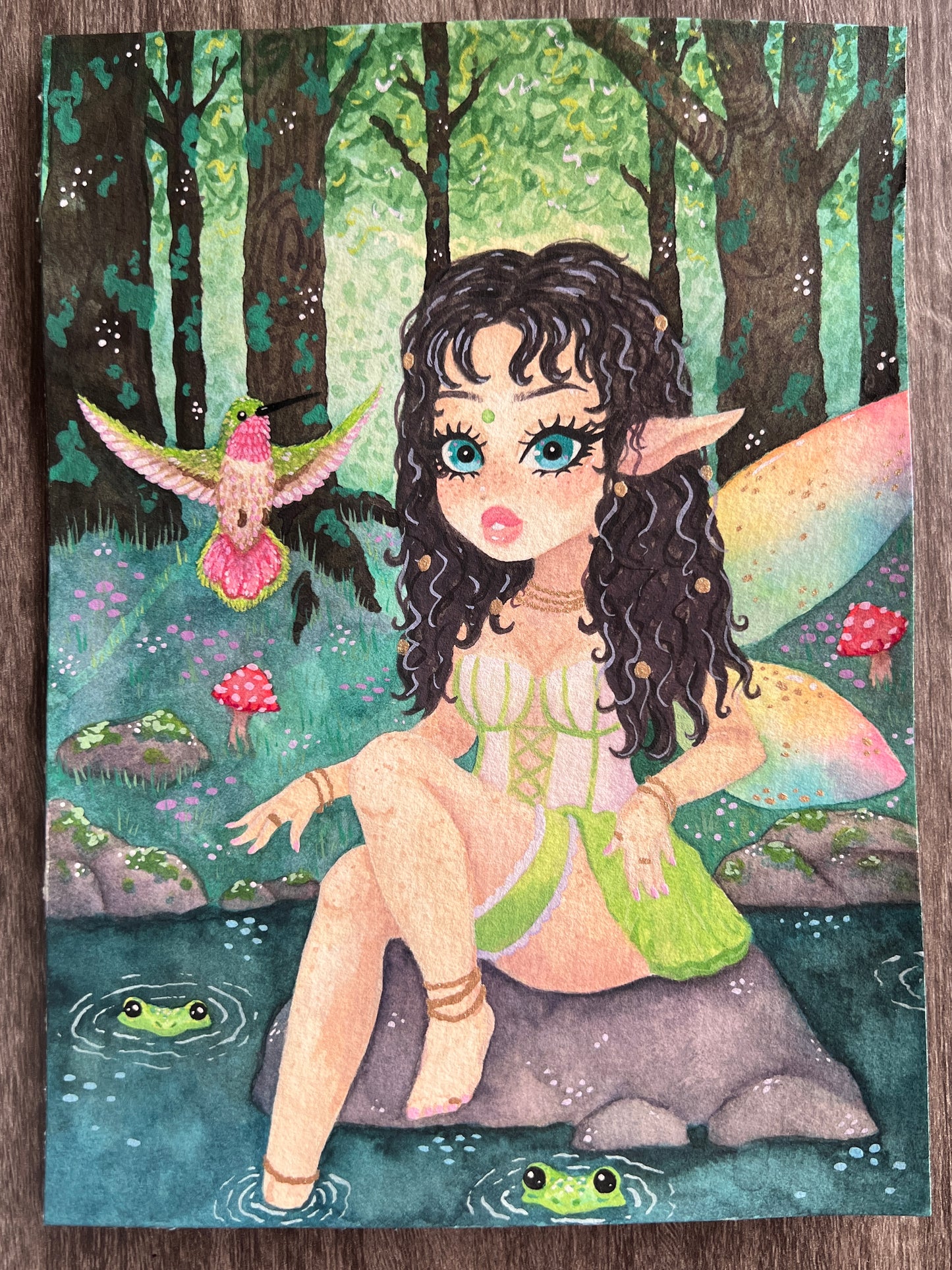 Forest Fairy Painting