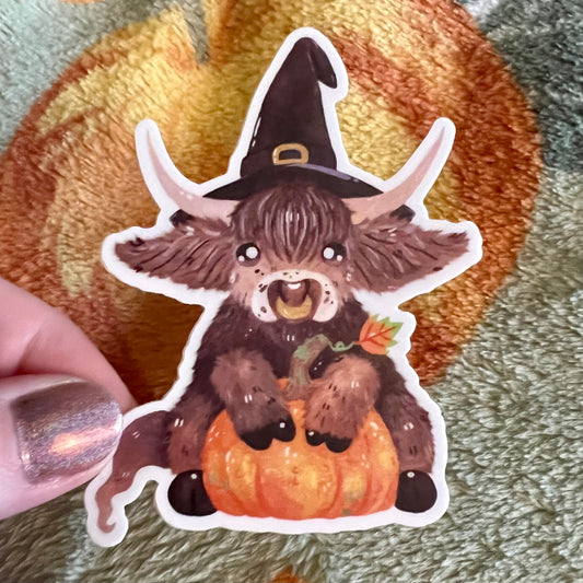 Witchy Moo Sticker
