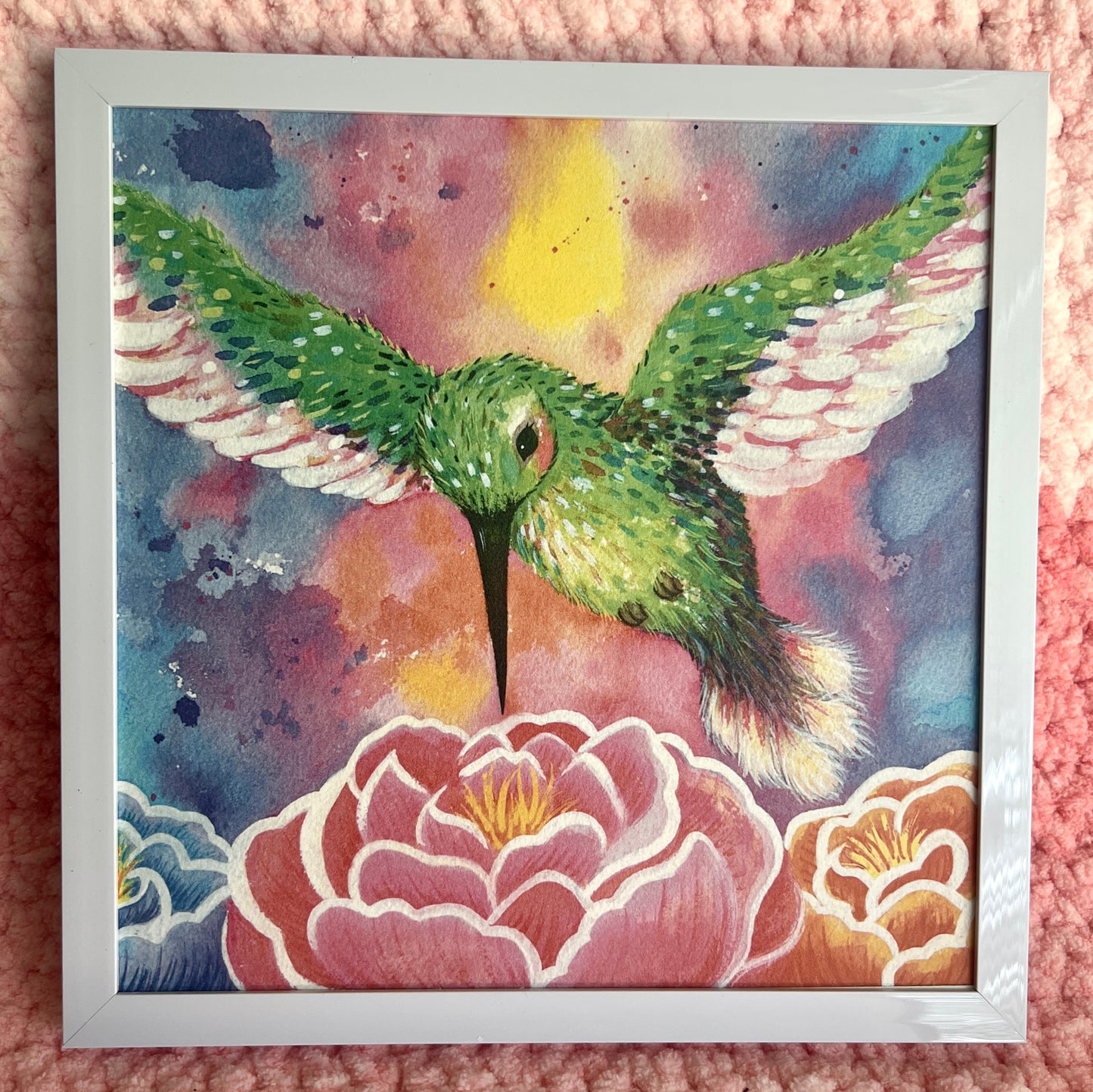 Hummingbird Cotton Print