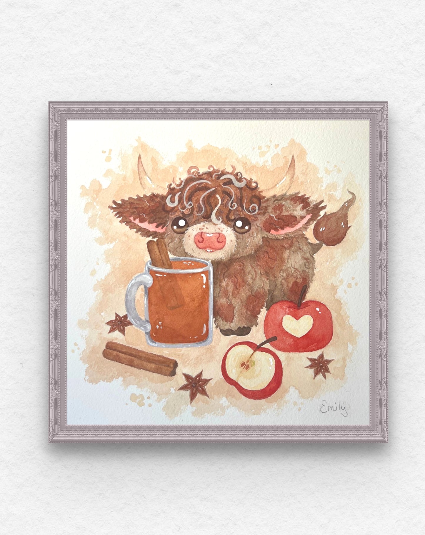 Apple Cider Moo Painting