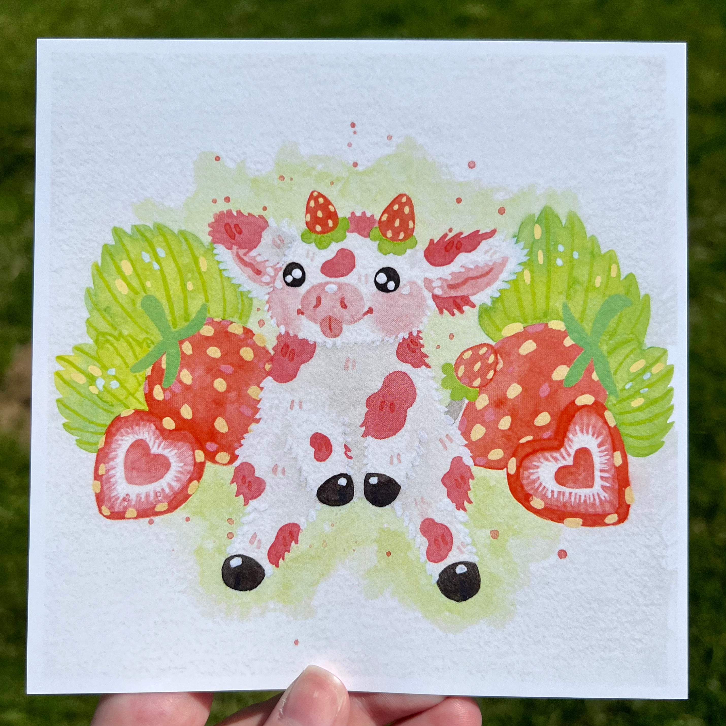 Strawberry Cow Print – SoulHavenMama