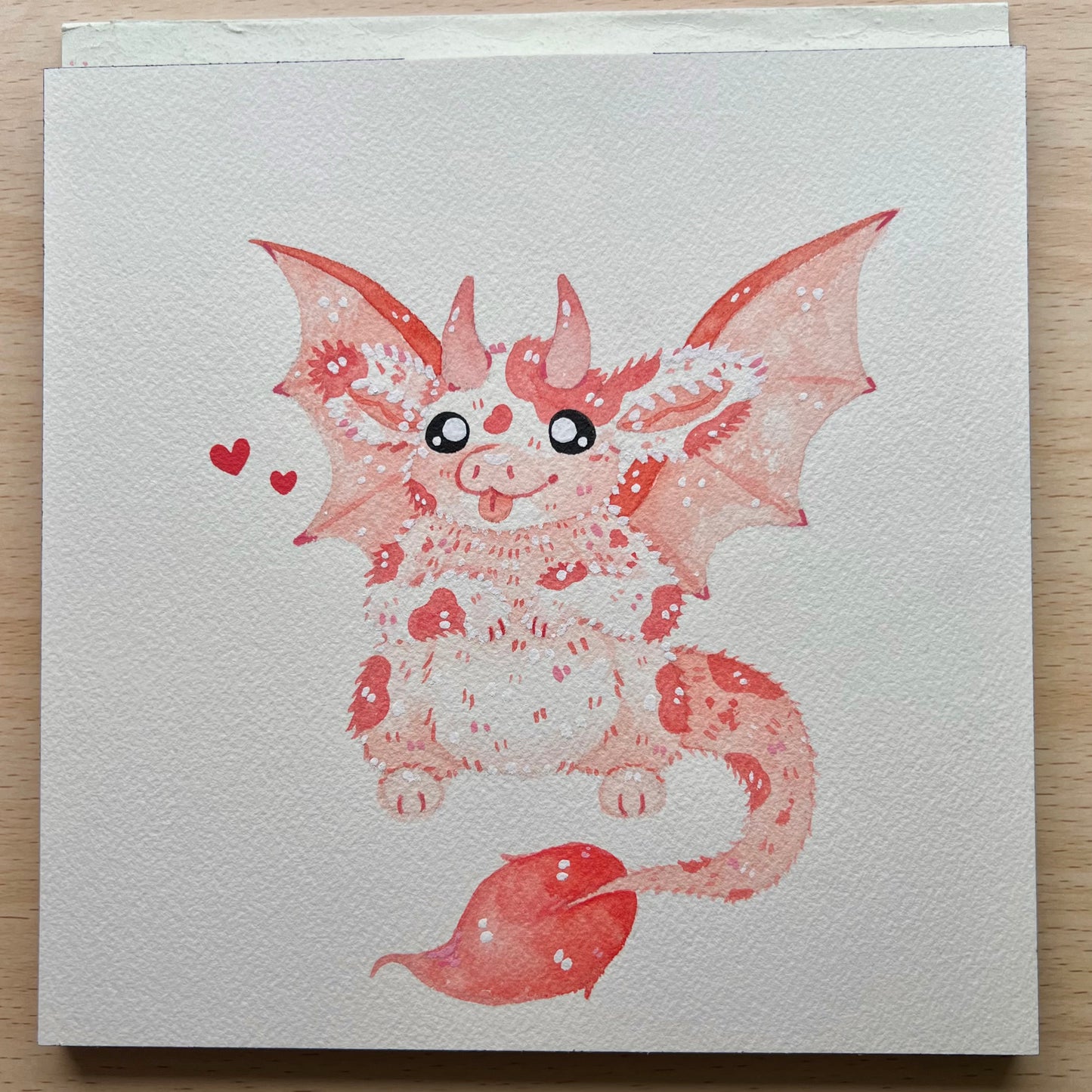 Fuzzy Spotted Dragon Painting