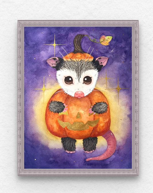 Pumpkin Possum Painting