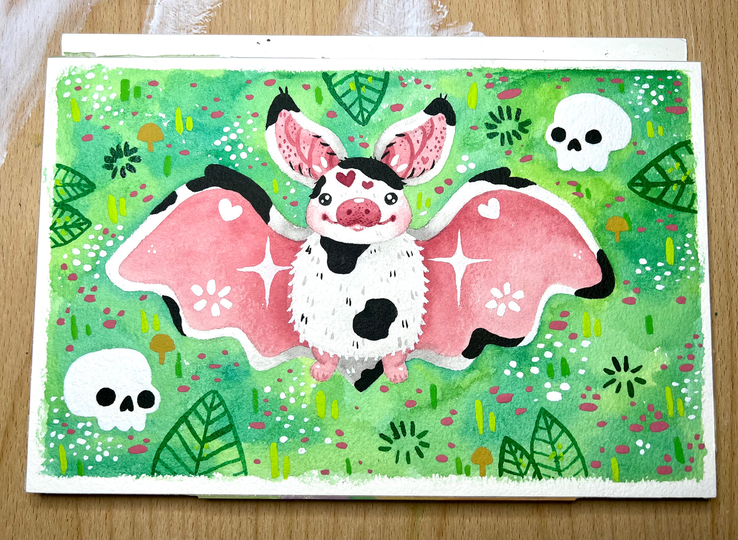 Moo Bat Painting