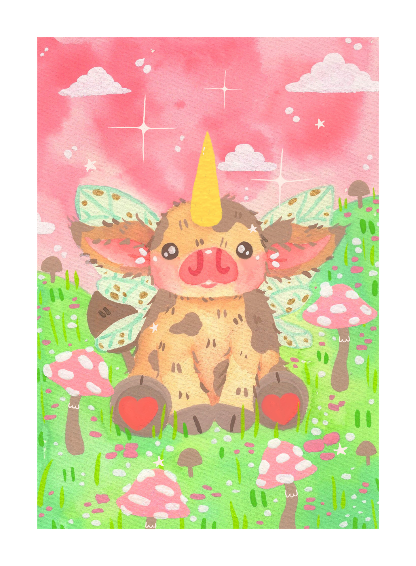 Fairy Cow Print